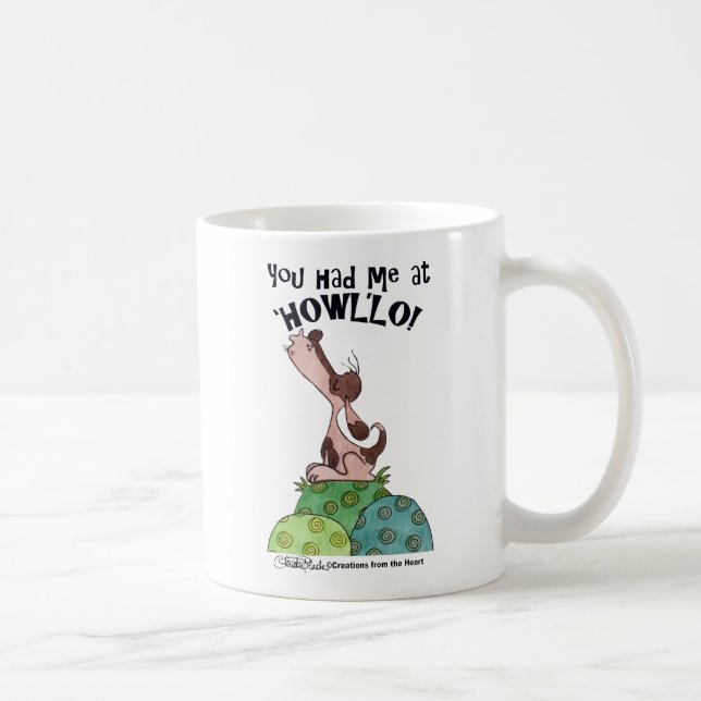 Howler Dog Kaffeetasse (Rechts)