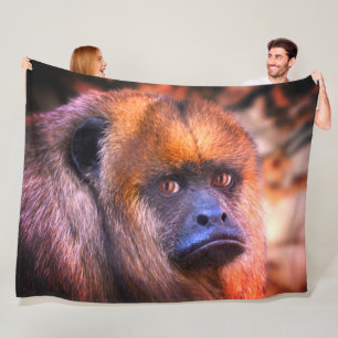 Howler Monkey Fleecedecke