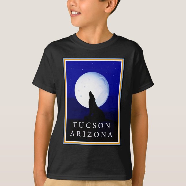 Howlin Coyote - Tucson Arizona T-Shirt (Vorderseite)