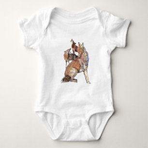 Howling Coyote Pack, Animal, Nature Wildlife Baby Strampler