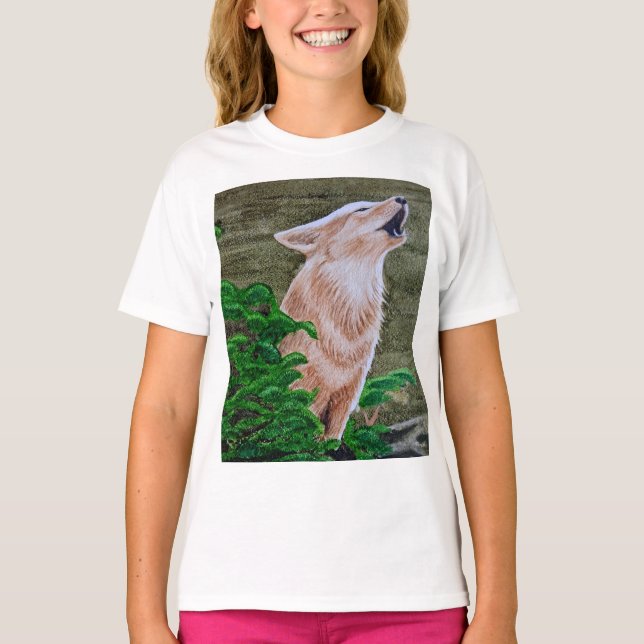 Howling Coyote T-Shirt (Vorderseite)