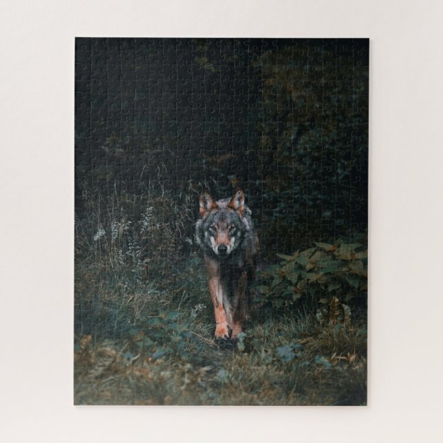 Howling Fun: Tauchen Sie in unser Wolf-Puzzle Puzzle (Vertikal)