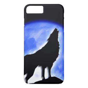 Howling Gray Wolf auf dem Mond Case-Mate iPhone Hülle
