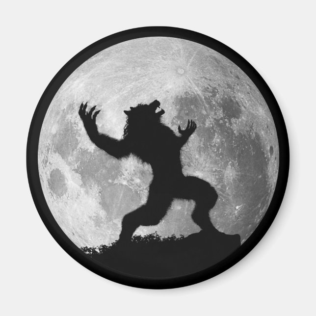 Howling Mad Werewolf Magnet (Vorne)