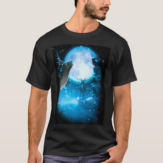 Howling Reindeer T-Shirt (Vorderseite)