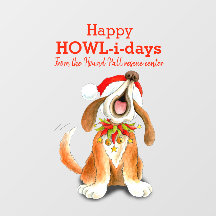 Howling singt Hundekunst Weihnachten