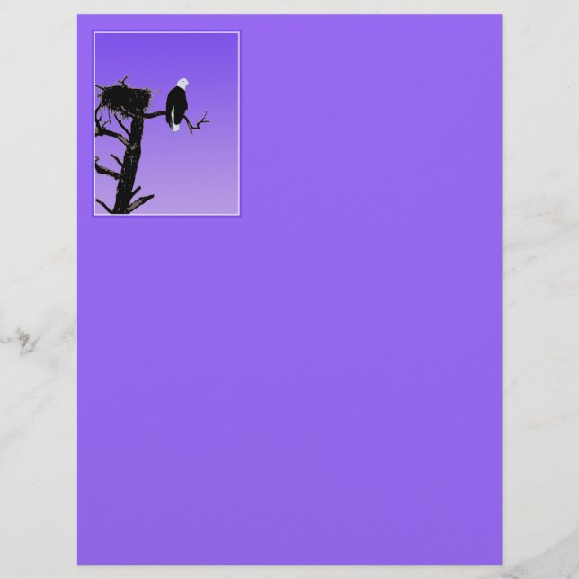 Howling Wolf at Sunset - Original Wildlife Art (Vorderseite)