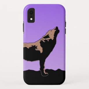 Howling Wolf at Sunset - Original Wildlife Art Case-Mate iPhone Hülle