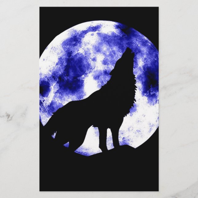 Howling Wolf auf dem Mond (Vorderseite)