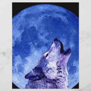 Howling Wolf auf dem Mond Flyer