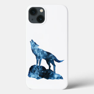 Howling Wolf funkelnd Silhouette Case-Mate iPhone Hülle