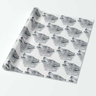 Howling Wolf Geschenkpapier