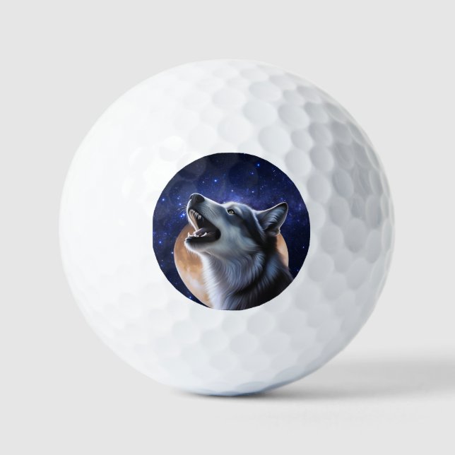 Howling Wolf Golfball (Vorderseite)