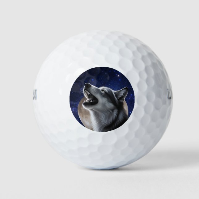 Howling Wolf Golfball (Vorderseite)
