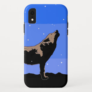Howling Wolf im Winter - Original Wildlife Art Case-Mate iPhone Hülle