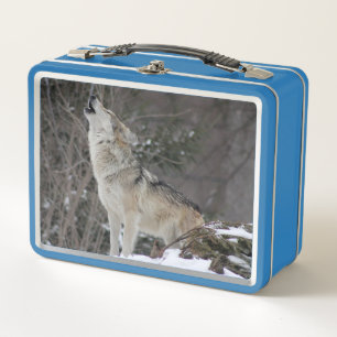 Howling Wolf Metall Brotdose