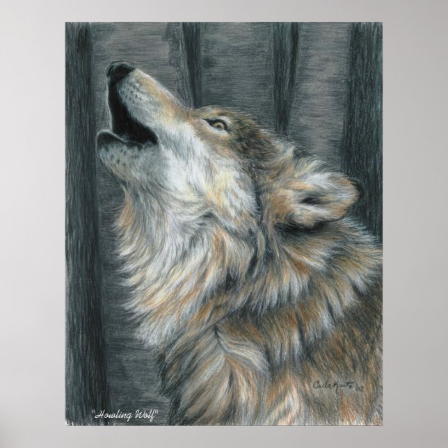 Howling Wolf Poster (Vorne)