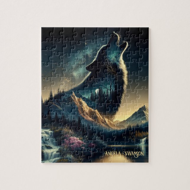 Howling Wolf Puzzle (Vertikal)