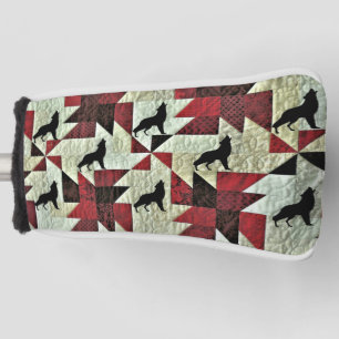 Howling Wolf Quilt Golf Headcover