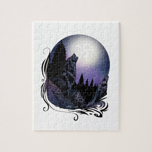 Howling Wolf (Signature Design) Puzzle (Vertikal)