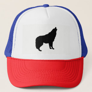 Howling Wolf Silhouette Truckerkappe