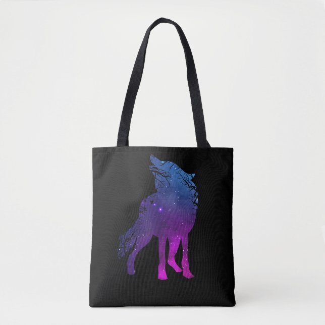 Howling Wolf Silhouette Wolves Forest Animal (Vorderseite)