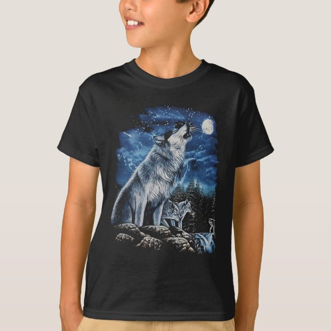 Howling Wolf T-Shirt (Vorderseite)