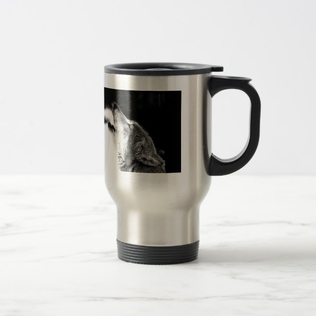 Howling Wolf Travel Mugs Reisebecher (Rechts)
