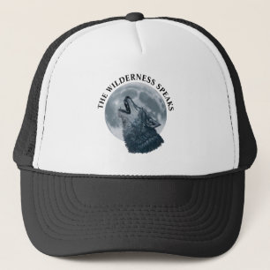 Howling Wolf und Mondhut Truckerkappe