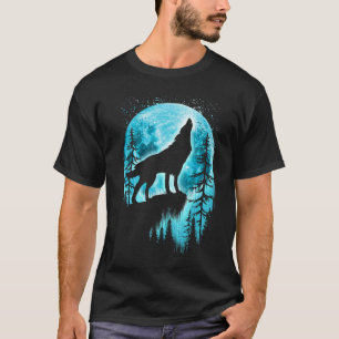 Howling Wolf - Wildtier Naturjäger T-Shirt