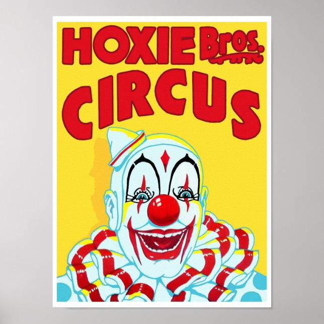 Hoxie Bros. Zirkus Poster (Vorne)