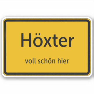 Höxter Aufkleber Sticker Autoaufkleber