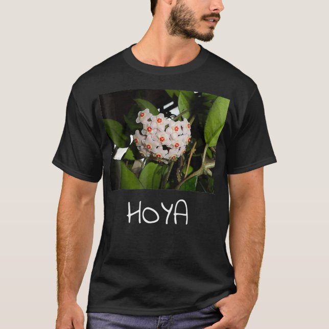 Hoya Sukkulent Gartage Pflanze T-Shirt (Vorderseite)