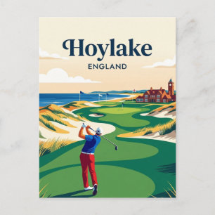 Hoylake Royal Liverpool Golf Club England Postkarte