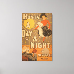 Hoyt's A day and a night in New York City Play Leinwanddruck