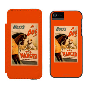 Hoyts a-Hund im Krippen-Theater-Plakat Incipio Watson™ iPhone 5 Geldbörsen Hülle