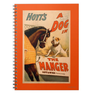 Hoyts Ein Hund in der Krippe Theaterplakat Notizblock