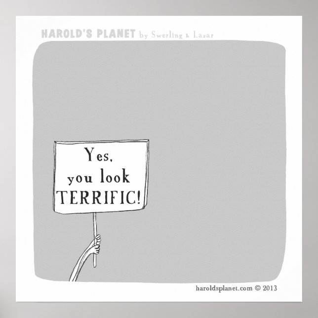 HP5043 "harold's planet" großartig Poster (Vorne)