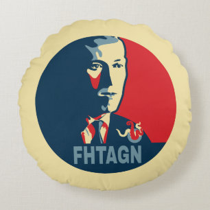 HP Lovecraft FHTAGN Hope Style Rundes Kissen