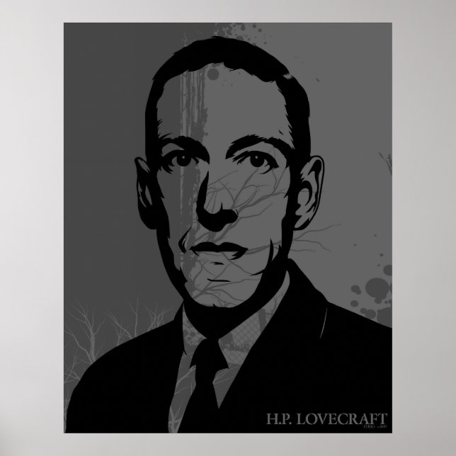 HP Lovecraft Portrait Poster (Vorne)