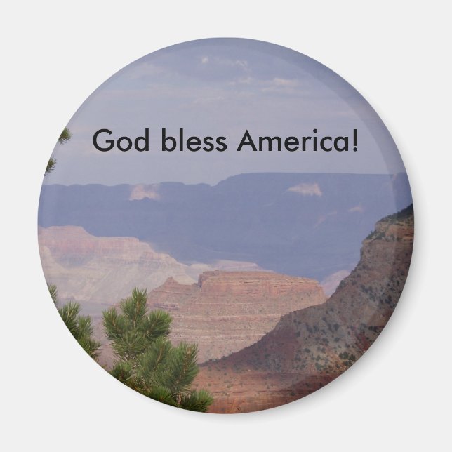 HPIM6736, Gott segne Amerika! Magnet (Vorne)
