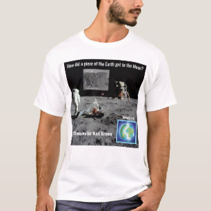 HPT Earth-Felsen auf dem Mond-T-Shirt T-Shirt
