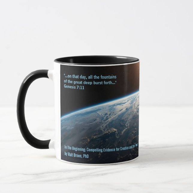 HPT mug - bursting fountains and Brown quote Tasse (Links)