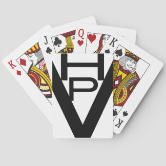 HPV Logo Design auf einem knackigen neuen Deck von Spielkarten
