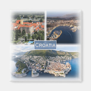 HR0022 Europa, Kroatien, Osijek, Kühlschrank Magnet