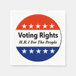 HR1 Stimmrecht für das Volk Gesetz Serviette
