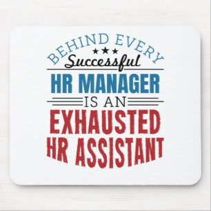 HR Assistant Funny Quote Human Resources Mousepad