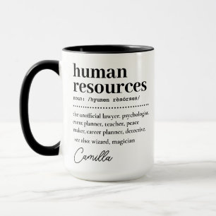 HR-Dankeschön-Geschenk, Definition Personalwesen Tasse