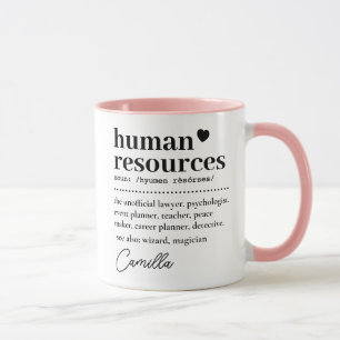 HR-Dankeschön-Geschenk, Definition Personalwesen Tasse