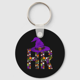 HR-Hexe Human Resources Kürbis Halloween-Kostüm Schlüsselanhänger